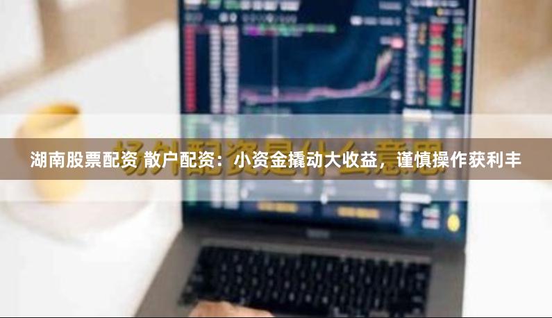 湖南股票配资 散户配资：小资金撬动大收益，谨慎操作获利丰