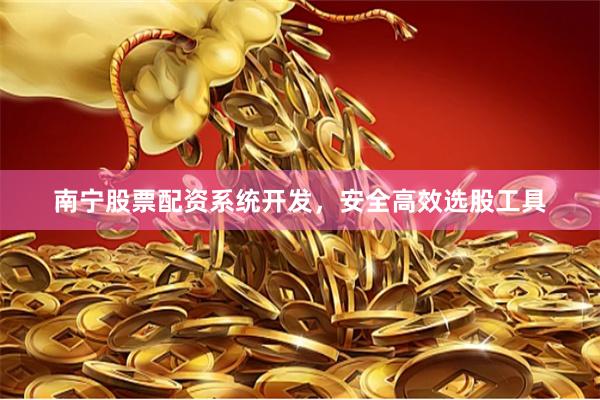 南宁股票配资系统开发，安全高效选股工具